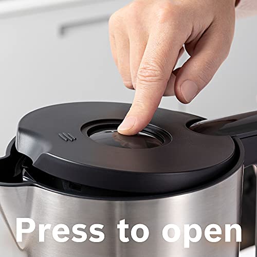 Bosch Styline TWK8633GB Variable Temperature Cordless Kettle, 1.5 Litres, 3000W - Black