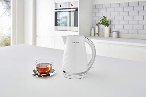 Morphy Richards 108269 Jug Kettle Dune, Plastic, 3000 W, 1.5 liters, White