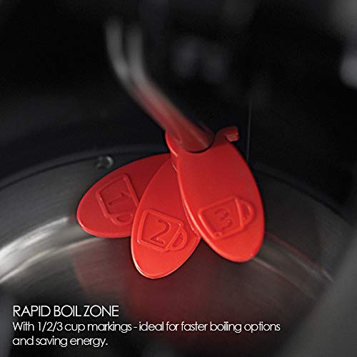 Russell Hobbs Textures Plastic Kettle 21271, 1.7 L, 3000 W - Black