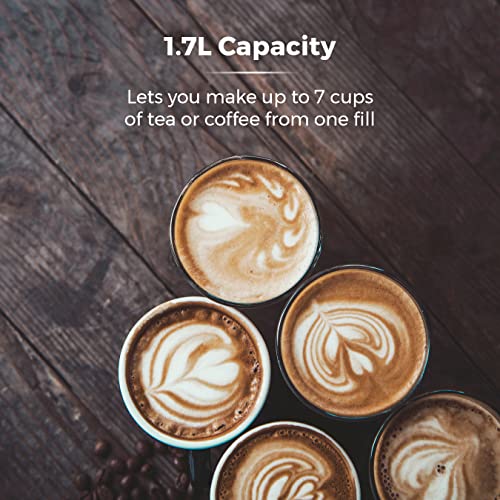 Tower T10012 LED Colour Changing Kettle, 1.7L, 2200W, Black