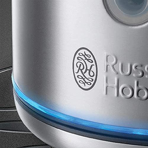 Russell Hobbs 20460 Quiet Boil Kettle, Brushed Stainless Steel, 3000W, 1.7 Litres