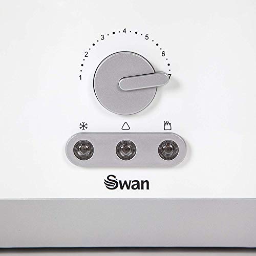 Swan 4 Slice Toaster, White, Variable Browning Control and Extra Long Slot: 25mm x 250mm, 1200W-1400W, ST10091N
