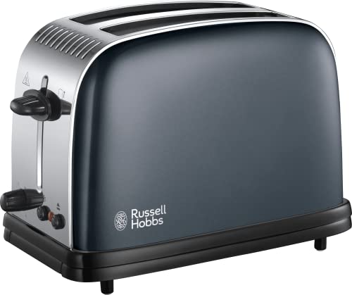 Russell Hobbs 23332 Stainless Steel 2 Slice Toaster, Grey