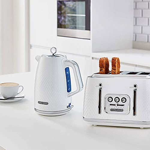Morphy Richards Verve White 4 Slice Toaster - Plastic - 4 Slot - 243012