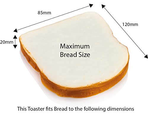 KitchenPerfected 4 Slice Long Slot Toaster - White - E2112WH