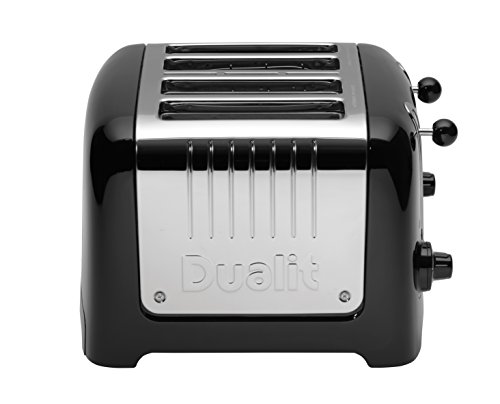 Dualit 46205 4 Slot Lite Toaster in Black Finish