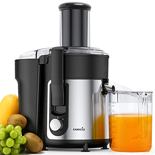 EASEHOLD 800W Juicer Machine Centrifugal Juice Extractor Whole Fruits And Vegetables, Easy to Clean,Stainless Steel with 2 Dual Speed