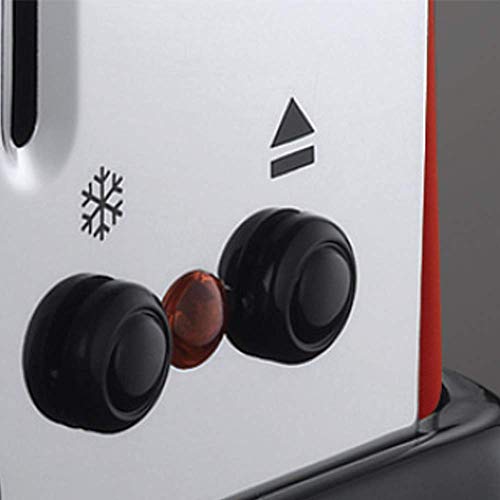 Russell Hobbs 23330 Stainless Steel 2 Slice Toaster, Red