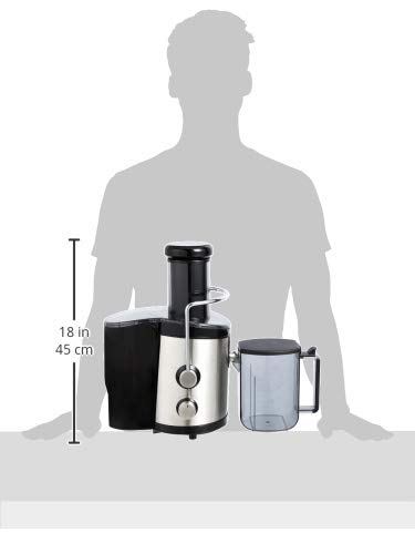 Amazon Basics MJ-60JM01B-UK Juicer, 600W - Black