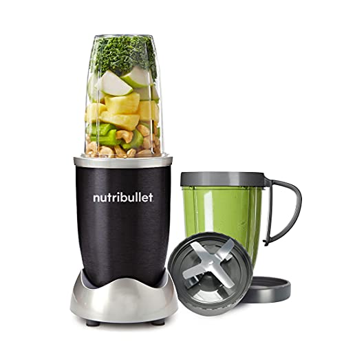 NUTRiBULLET NB-101B 600 Series - Nutrient Extractor High Speed Blender - 600W 8 Piece Set - Black