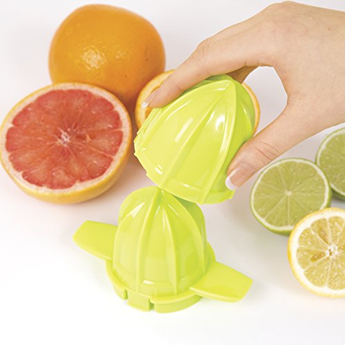 Quest Nutri-Q 34210 Quick Press Electric Citrus Juicer / 2 Different Cone Sizes / 1.2L Jug / Adjustable Pulp Strainer / Dual Direction Juicing / Low Noise / Dishwasher Safe Parts