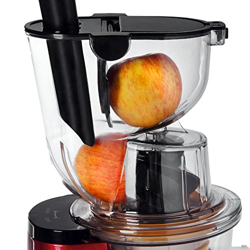 Monzana Slow Juicer Machine | Cold Press | 500W | Kitchen Masticating | Juice Soup Maker Extractor | Reverse Function | BPA Free | Whole Fruit and Vegetable | Orange | Citrus | Ginger | Electric