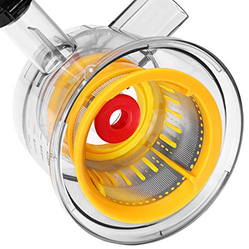 Monzana Slow Juicer Machine | Cold Press | 500W | Kitchen Masticating | Juice Soup Maker Extractor | Reverse Function | BPA Free | Whole Fruit and Vegetable | Orange | Citrus | Ginger | Electric