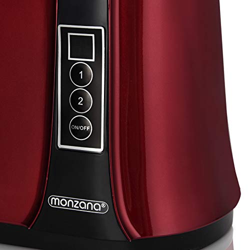 Monzana Slow Juicer Machine | Cold Press | 500W | Kitchen Masticating | Juice Soup Maker Extractor | Reverse Function | BPA Free | Whole Fruit and Vegetable | Orange | Citrus | Ginger | Electric