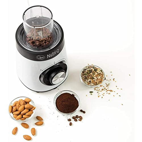 Quest Nutri-Q 34790 Blender & Grinder / 1.5L Blender Jug / 2 Speed Settings / Dishwasher Safe Parts / Safety Locking System / Makes Healthy Smoothies & Shakes / BPA Free / 500W