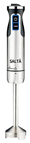 Salta 1000W 9-Speed Immersion Multi-Purpose Hand stick Blender Heavy Duty Copper Motor Brushed 304 Stainless Steel (1000W Single)