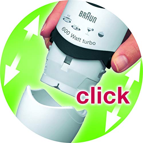 Braun MultiQuick 5 Vario MQ5235 Hand Blender, Sauce Mixer, BPA-Free Plastic Beaker - White/Grey