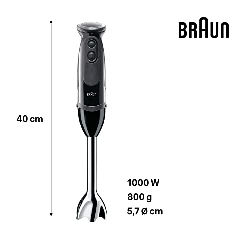 Braun MultiQuick 5 MQ 5237 BK blender 0.5 L Immersion blender Black 1000 W