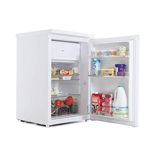 Hoover HFOE54WN Freestanding Undercounter Fridge, 109L Total Capacity, 55cm wide, White