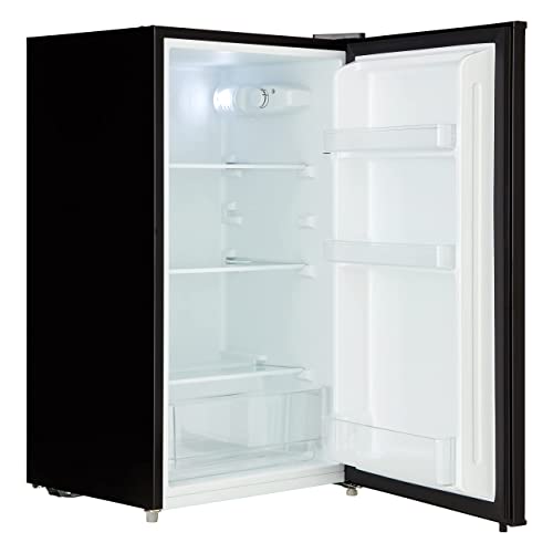 Cookology UCFR88BK Undercounter Freestanding Fridge 88 Litre Capacity, Features an Adjustable Temperature Control and Legs and Reversible Door - In Black