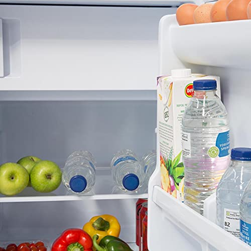 SIA LFIBL 48cm Black Free Standing Under Counter Fridge With 3* Ice Box