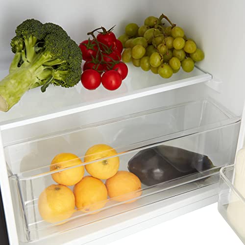 Cookology UCFR88BK Undercounter Freestanding Fridge 88 Litre Capacity, Features an Adjustable Temperature Control and Legs and Reversible Door - In Black