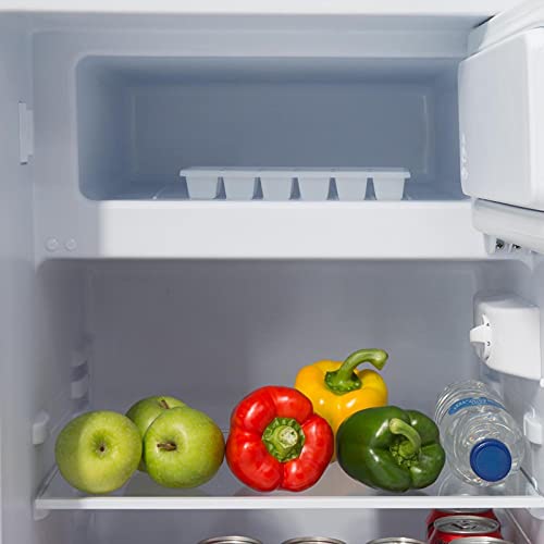 SIA LFIBL 48cm Black Free Standing Under Counter Fridge With 3* Ice Box