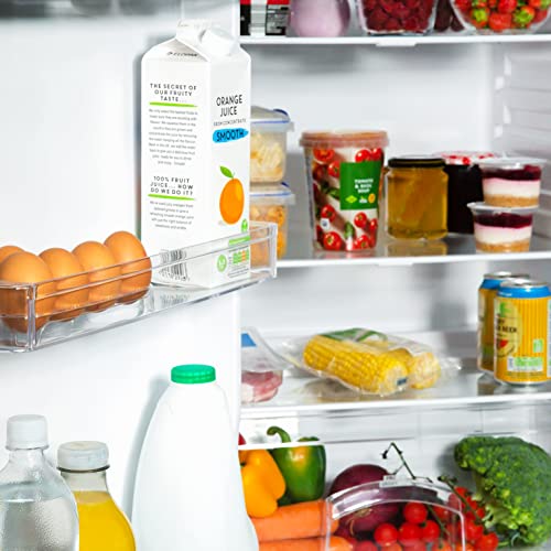 Russell Hobbs RH55LF143SS Slimline 242L Larder Fridge, 55cm Wide, 4 Shelves, 4 Door Racks, LED Light, 2 Year Guarantee, Stainless Steel