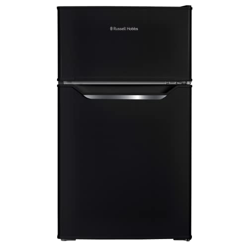 Russell Hobbs RH48UCFF2B 48cm Wide Undercounter Fridge Freezer, LED light, 85 litres, Black, Noise level: decibels 4