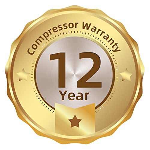 CHiQ FBM157L4EU, 157L, 70/30 Freestanding Fridge Freezer, Low Frost, E, 39 dB, Reversible Door, Stainless Steel, Compact Size 48cm Wide 144cm Tall, Black