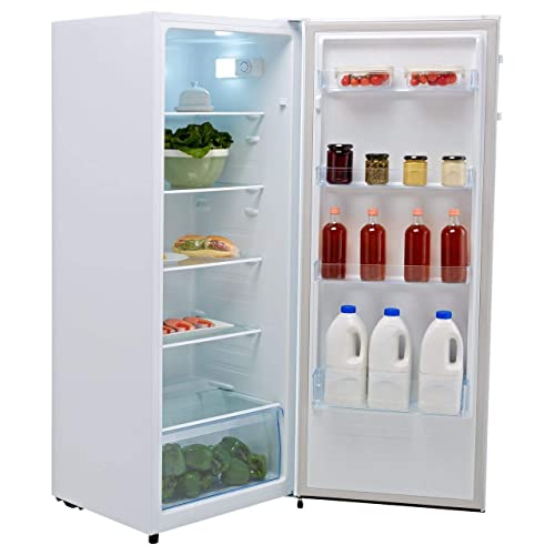 Fridgemaster MTL55242 143x55cm 242L Freestanding Upright Larder Fridge - White