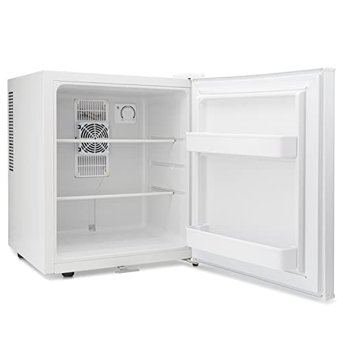 Subcold Aire30 LED Mini Fridge | 30L Table Top Model | Quiet Frost Free Fridge for Bedrooms & Hotels | Lockable with Solid door & interior LED light (White)