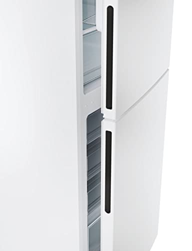 Hoover HOCT3L517FWSK 55cm Wide Low Frost Combi Fridge Freezer, 246 Litres, In-door Water Dispenser, Silver