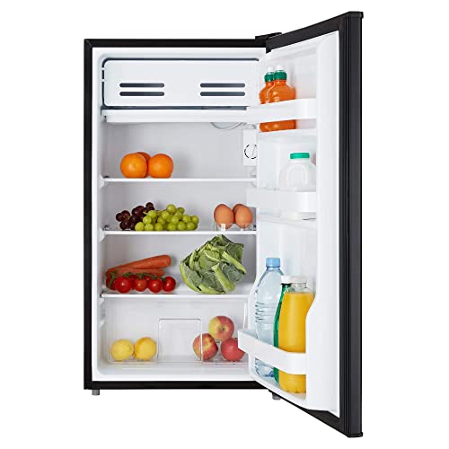 Cookology UCIF93 Undercounter Freestanding Fridge 93 Litre Capacity, Features an Adjustable Temperature Control and Legs, Reversible Door and Chiller Box - in Black