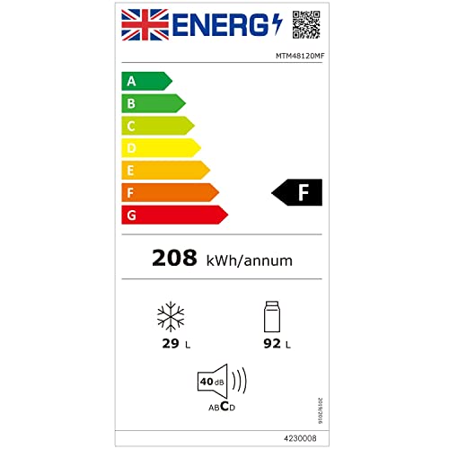 Fridgemaster 121 Litre 20/80 Freestanding Fridge Freezer - White