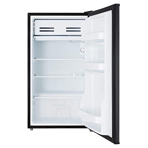Cookology UCIF93 Undercounter Freestanding Fridge 93 Litre Capacity, Features an Adjustable Temperature Control and Legs, Reversible Door and Chiller Box - in Black