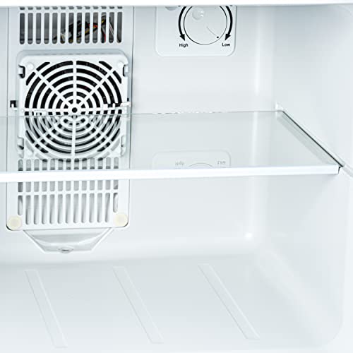 Subcold Aire20 LED Mini Fridge | 20L Small Table Top Model | Quiet Frost Free Fridge for Bedrooms & Hotels | Lockable with Solid door & interior LED light (Black)