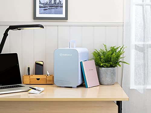 Subcold Ultra 6 Mini Fridge Cooler & Warmer | 6L capacity | Compact, Portable and Quiet | AC+USB Power Compatibility (Grey)