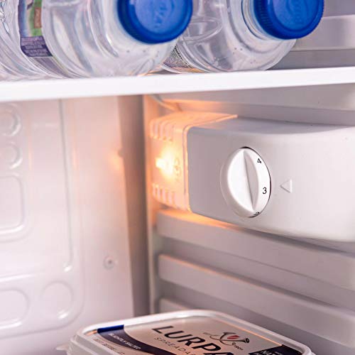 LFS01BL-AMZ1 48cm Black Freestanding 91L Under Counter Larder Fridge