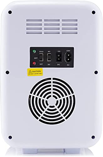 Subcold Ultra 6 Mini Fridge Cooler & Warmer | 6L capacity | Compact, Portable and Quiet | AC+USB Power Compatibility (Grey)