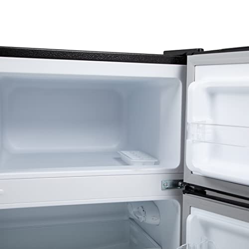 Willow WB50UCFF Under Counter Fridge Freezer, 2-Door, 4* Freezer Rating, 86L Capacity, Adjustable Thermostat, Low Noise Level, 2 Years Manufacturer’s Warranty (Black) [Energy Class F]