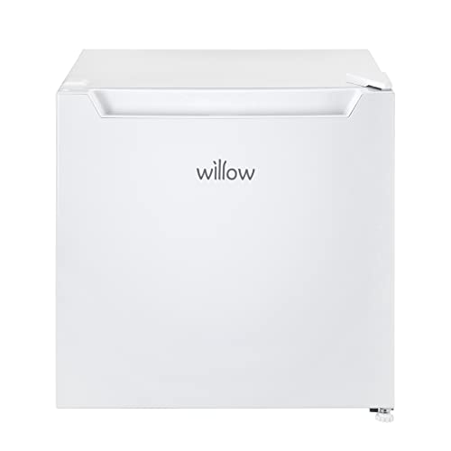 Willow WMF46W 46 Litre Mini Tabletop Fridge with Chill Box in White, 2 Year Warranty, Adjustable Thermostat, Mark-Proof Finish, Perfect For Offices or Bedrooms [Energy Class F]