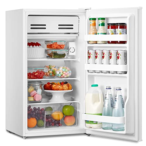 COMFEE' 93 Litre Fridge RCD93WH1(E) Under Counter Fridge with Reversible Door Hinge - White