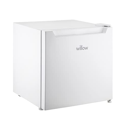 Willow WMF46W 46 Litre Mini Tabletop Fridge with Chill Box in White, 2 Year Warranty, Adjustable Thermostat, Mark-Proof Finish, Perfect For Offices or Bedrooms [Energy Class F]