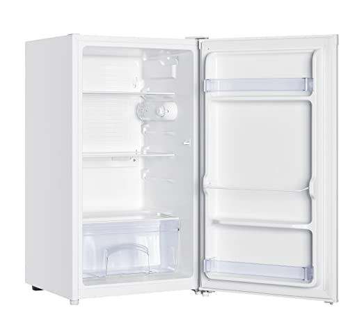 IceKing RL111WL Freestanding Under Counter White Fridge