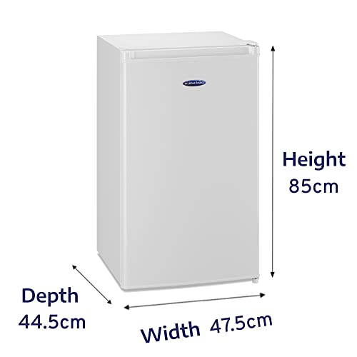 IceKing RL111WL Freestanding Under Counter White Fridge
