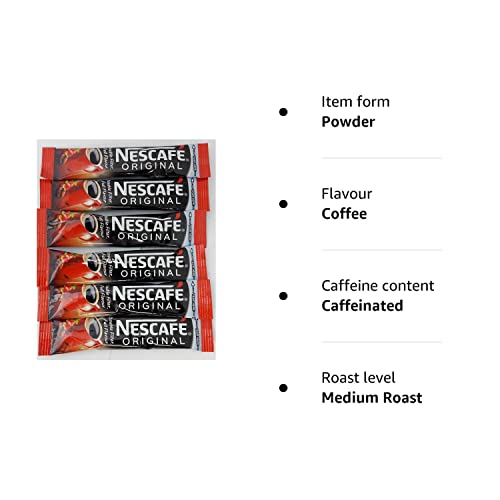 25 (1 x 25) x Nescafe Original (Double Filter) - Individual One Cup Instant Coffee Sachets