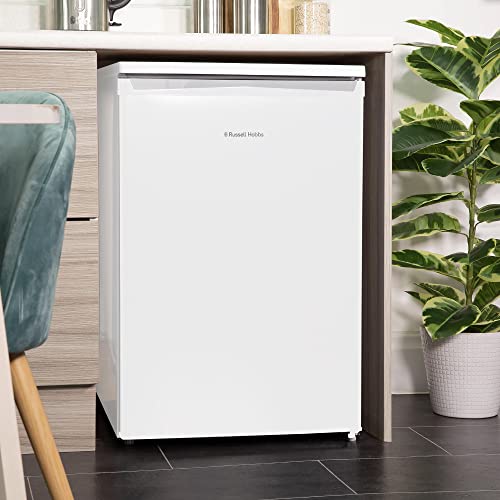 Russell Hobbs RH55UCLF4 Under Counter Freestanding Larder Fridge, 55cm Wide, White