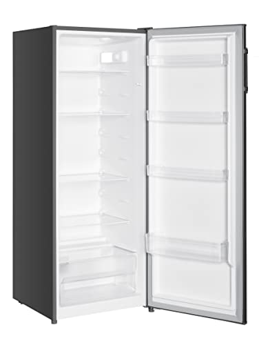 Cookology CTFR240IX 240L Tall Freestanding Fridge, 143cm High, 55cm Wide in Inox