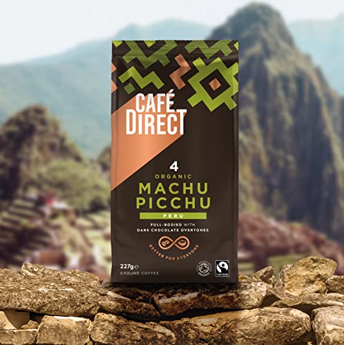 Cafédirect Machu Picchu Organic Fairtrade Ground Arabica Coffee 227g (Pack of 6)